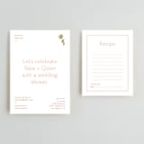 "Alaia" - Bridal Shower Invitations in Verona Sunset by Blustery August - Matching Enclosure Card