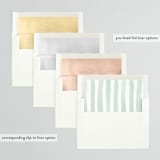 "Giardino" - Bridal Shower Invitations in Flame by Pati Cascino - Envelope Liner Options