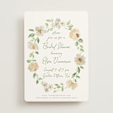"Elise" - Bridal Shower Invitations in Greenery by Petra Kern - Front
