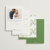 "Elise" - Bridal Shower Invitations in Greenery by Petra Kern - Back of Card Options