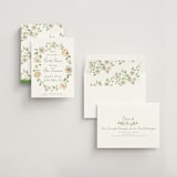"Elise" - Bridal Shower Invitations in Greenery by Petra Kern - Assembled