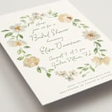 "Elise" - Bridal Shower Invitations in Greenery by Petra Kern - Detail