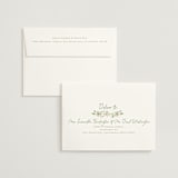 "Elise" - Bridal Shower Invitations in Greenery by Petra Kern - FREE Recipient Addressing