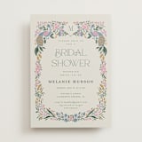 "paonne" - Bridal Shower Invitations in Peacock by Vera Lim - Front