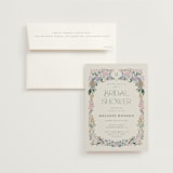 "paonne" - Bridal Shower Invitations in Peacock by Vera Lim - Invitation with Envelope