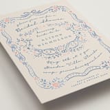 "Yay" - Bridal Shower Invitations in Jeans by Petra Kern - Detail