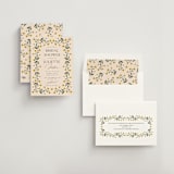 "Floral Frame" - Bridal Shower Invitations in Marigold by Iveta Angelova - Assembled