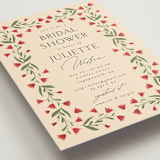 "floral frame" - Bridal Shower Invitations in Ruby by Iveta Angelova - Detail