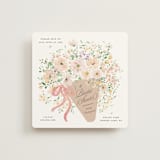 "Love is Blooming" - Bridal Shower Invitations in Carnation by Itsy Belle Studio - Front