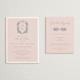 "Bed of Roses" - Bridal Shower Invitations in Rose by frau brandt - Matching Enclosure Card