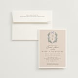 "Bed of Roses" - Bridal Shower Invitations in Creme by frau brandt - Invitation with Envelope