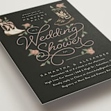 "Perfect Pair" - Bridal Shower Invitations in Cupcake by Heather Schertzer - Detail
