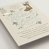 "Perfect Pair" - Bridal Shower Invitations in Denim by Heather Schertzer - Detail