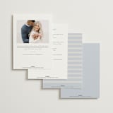 "Dog Crest" - Bridal Shower Invitations in Blueberry by Jackie Crawford - Back of Card Options