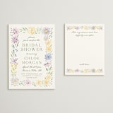 "Wild Flowers" - Bridal Shower Invitations in Meadow by Petra Kern - Matching Enclosure Card