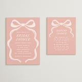 "cupolini" - Bridal Shower Invitations in Flamingo by chocomocacino - Matching Enclosure Card