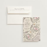 "Gathering Joy" - Bridal Shower Invitations in Champagne by Ana de Sousa - Invitation with Envelope