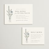"Botanical" - Bridal Shower Invitations in Garden by Kelly Schmidt - Matching Enclosure Card