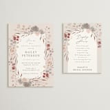 "Autumn Showers" - Bridal Shower Invitations in Maple Leaf by Nicoletta Savod - Matching Enclosure Card