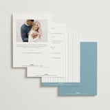 "Arbor" - Bridal Shower Invitations in Aqua by Pixel and Hank - Back of Card Options