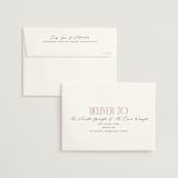"Arbor" - Bridal Shower Invitations in Rosey by Pixel and Hank - FREE Recipient Addressing