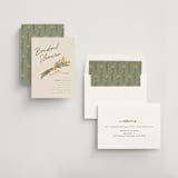 "Pencil Bouquet" - Bridal Shower Invitations in Cream by Adelyn T. - Assembled