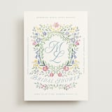"wildflowers crest" - Bridal Shower Invitations in Flower Braid by Petra Kern - Front