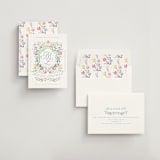 "wildflowers crest" - Bridal Shower Invitations in Flower Braid by Petra Kern - Assembled