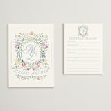 "wildflowers crest" - Bridal Shower Invitations in Flower Braid by Petra Kern - Matching Enclosure Card