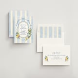 "Lemon" - Bridal Shower Invitations in Blueberry by Elly - Assembled
