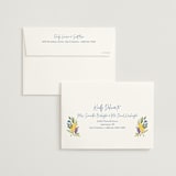 "Lemon" - Bridal Shower Invitations in Blueberry by Elly - FREE Recipient Addressing