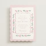 "pretty little floral" - Bridal Shower Invitations in Peony by Rebecca Durflinger - Front