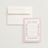 "pretty little floral" - Bridal Shower Invitations in Peony by Rebecca Durflinger - Invitation with Envelope
