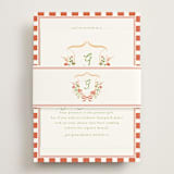 "Grandview" - Bridal Shower Invitations in Sunset by Melanie Kosuge - Assembled with Belly Band