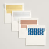 "Preppy" - Bridal Shower Invitations in Coral by Erin German - Envelope Liner Options