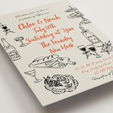 "gathering" - Bridal Shower Invitations in Sunset by Elly - Detail