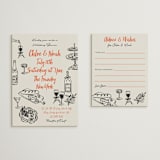 "gathering" - Bridal Shower Invitations in Sunset by Elly - Matching Enclosure Card
