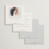 "Palmer" - Bridal Shower Invitations in Delphinium by Pixel and Hank - Back of Card Options