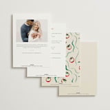 "Amore e Cibo" - Bridal Shower Invitations in Tomato by Cass Loh - Back of Card Options