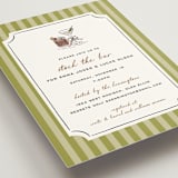 "Stock the Barware" - Bridal Shower Invitations in Olive by Erin German - Detail