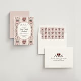 "Bridal Shower Wallpaper" - Bridal Shower Invitations in Pink Petals by Hanna Symonovych - Assembled