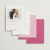 "Le Cake" - Bridal Shower Invitations in Azalea by Tina Faselli - Back of Card Options