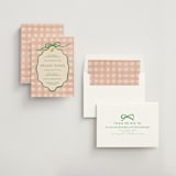 "Lemonade" - Bridal Shower Invitations in Strawberry Matcha by Vera Lim - Assembled
