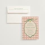 "Lemonade" - Bridal Shower Invitations in Strawberry Matcha by Vera Lim - Invitation with Envelope