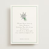 "Tied Bouquet" - Bridal Shower Invitations in Lawn by mo kelley - Front