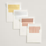 "Minimal bow" - Bridal Shower Invitations in Wave by Creo Study - Envelope Liner Options