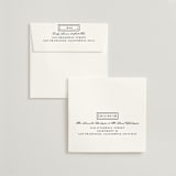 "East Coast Formal" - Bridal Shower Invitations in Mahogany by Katie Ylinen - FREE Recipient Addressing