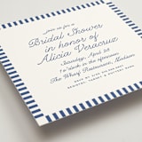 "Veracruz" - Bridal Shower Invitations in Ocean by Owl and Toad - Detail