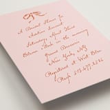 "Classique" - Bridal Shower Invitations in Poppy by Susan Zinader - Detail