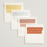 "Classique" - Bridal Shower Invitations in Poppy by Susan Zinader - Envelope Liner Options